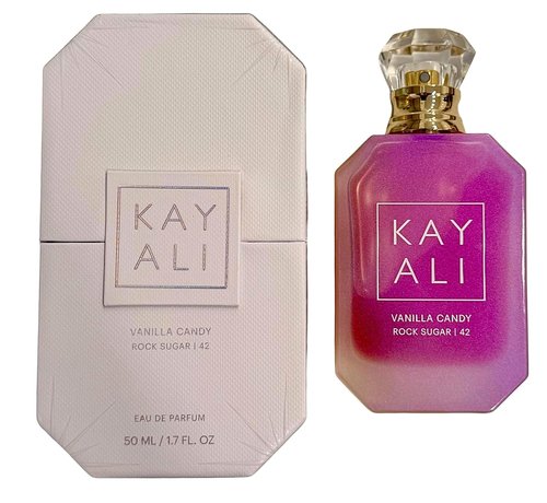 KAYALI Vanilla Candy Rock Sugar - 42 Eau de Parfum with Candied Pear, Bubble Gum & Vanilla Cream, 50 ml