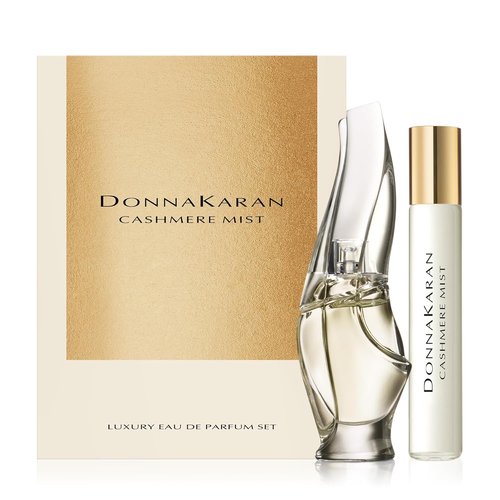 Donna Karan Cashmere Mist Luxury Eau de Parfum Set for Women - Mini & Travel Spray 0.5 Fl. Oz.
