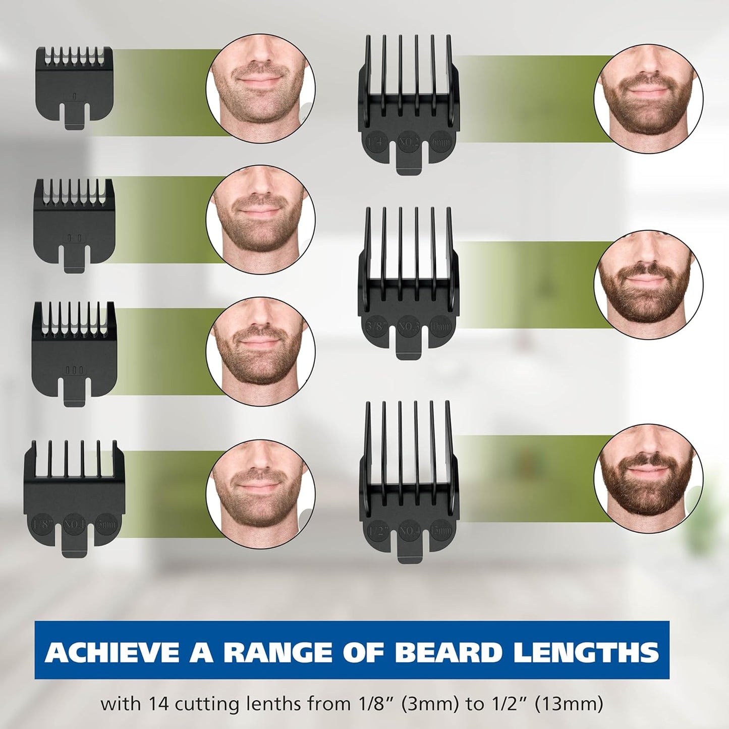 Wahl Groomsman Rechargeable Beard Trimmer Kit - Mustache & Nose Hair Grooming | Model 5622v