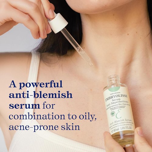 Embryolisse Anti-Blemish Face Serum - Effective Treatment for Pimples & Blackheads | 1.01 Fl Oz