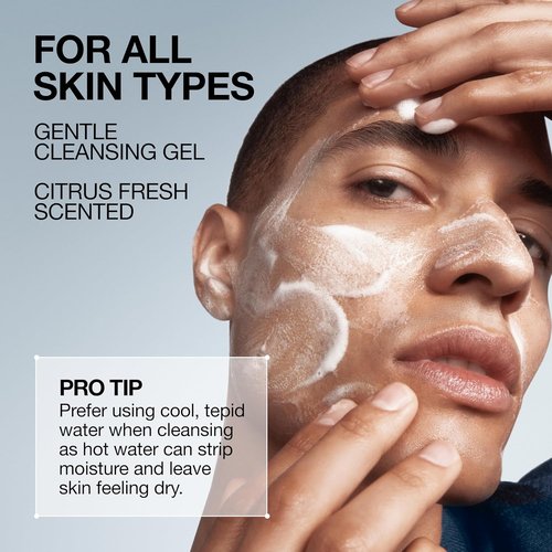Lab Series Daily Rescue Gel Cleanser - Nourishing Face Wash for Men - Hydrates Skin, 3.4 Fl Oz