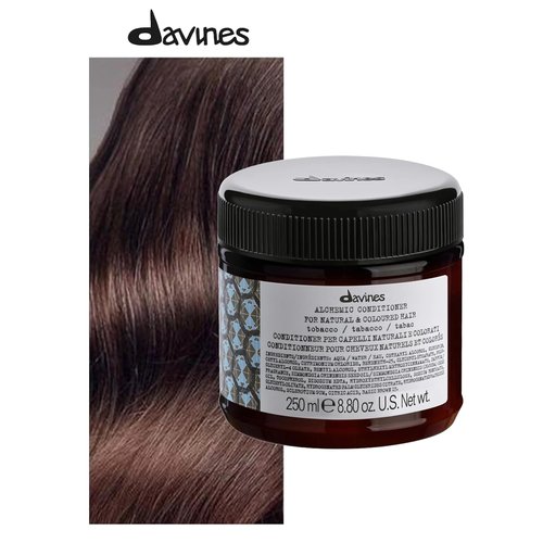 Davines Alchemic Conditioner - Color Depositing Cream for Light Brown & Medium Brunette Hair | Hydrates & Intensifies with Jojoba Oil, 8.45 Fl Oz