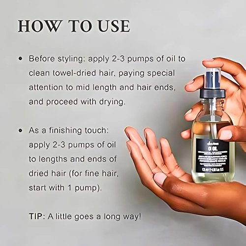 Davines OI Set - Nourishing Shampoo, Conditioner & Oil for Silky-Smooth Shine | All Hair Types