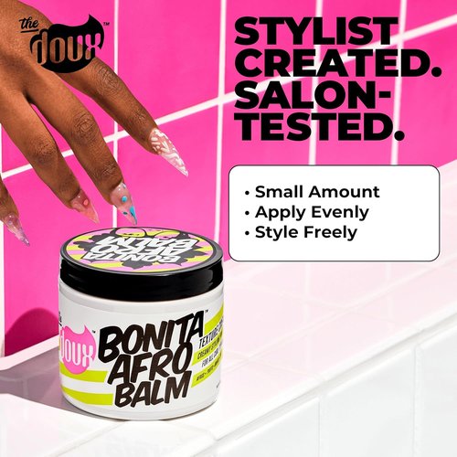 Doux Curl Defining Cream - Bonita Afro Balm Hair Moisturizer for Twist-Outs & Braid Styles