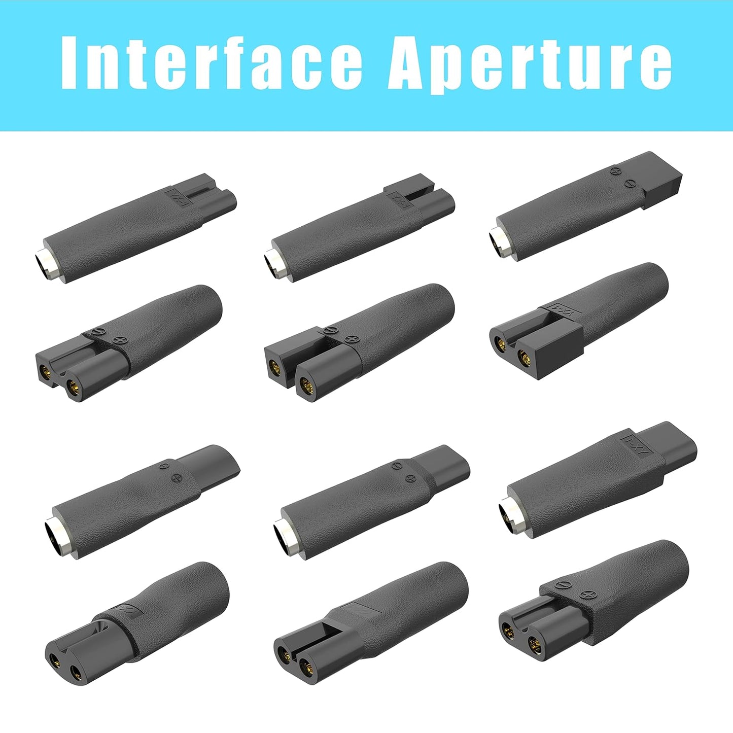 Skiennix 7 PCS USB Power Cord Charger Set - Compatible with Hair Clippers, Beard Trimmers & More