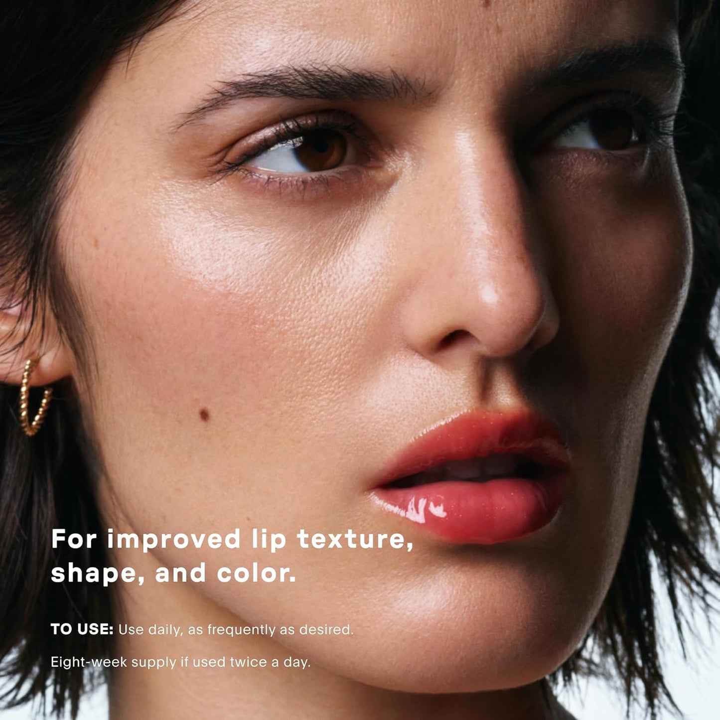 U Beauty The PLASMA Tinted Lip Compound - Hydrating Anti-Aging Lip Gloss with Hyaluronic Acid & Peptides, Bellini - 15 mL