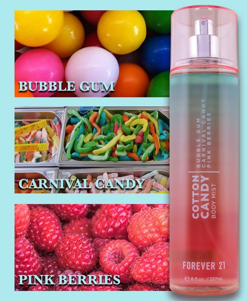 Forever 21 Cotton Candy Body Mist, 8 fl. oz.