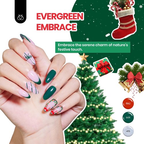Beetles Gel Nail Polish Set, Glitz Galaxy UV LED Soak Off Gel Kits, 44Pcs Burgundy Red Gold Green Silver Blue Pink Sparkle Shade with Base Top Coat Manicure Gift for Women