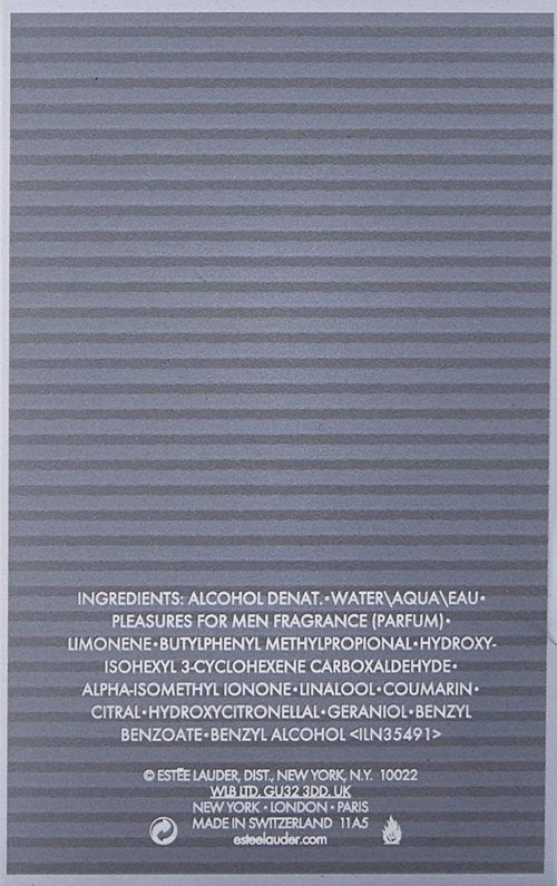 Estee Lauder Pleasures For Men Cologne Spray - Invigorating Fragrance | 3.4 Oz