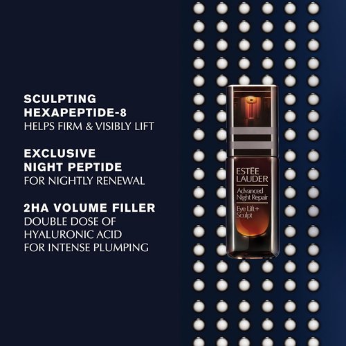 Estée Lauder Advanced Night Repair Eye Cream - Lift & Sculpt with 2HA Volume Filler & Hexapeptide-8, 0.5 Fl Oz
