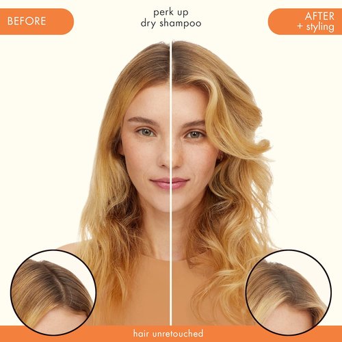 Amika Perk Up Talc-Free Dry Shampoo - Refresh Roots & Add Volume Without White Residue | All Hair Types