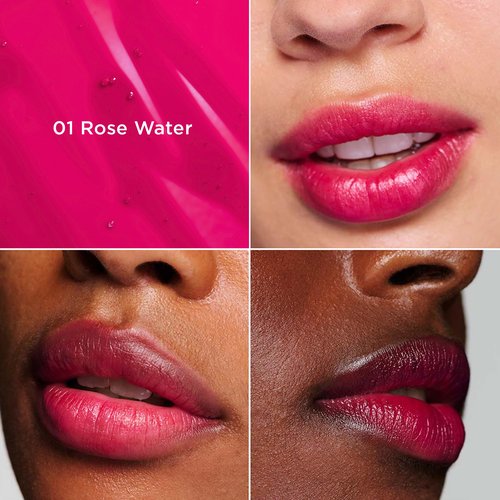 Clarins Water Lip Stain | Buildable Matte Finish | Kiss Proof, Transfer-Proof, Lightweight and Long Lasting | Contains Hyaluronic Acid | 0.2 Fluid Ounces