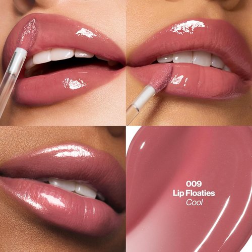 REVLON PhotoReady Plumping Gloss Serum - Hydrating, Non-Sticky Shine | 009 Lip Floaties, 0.25 fl oz