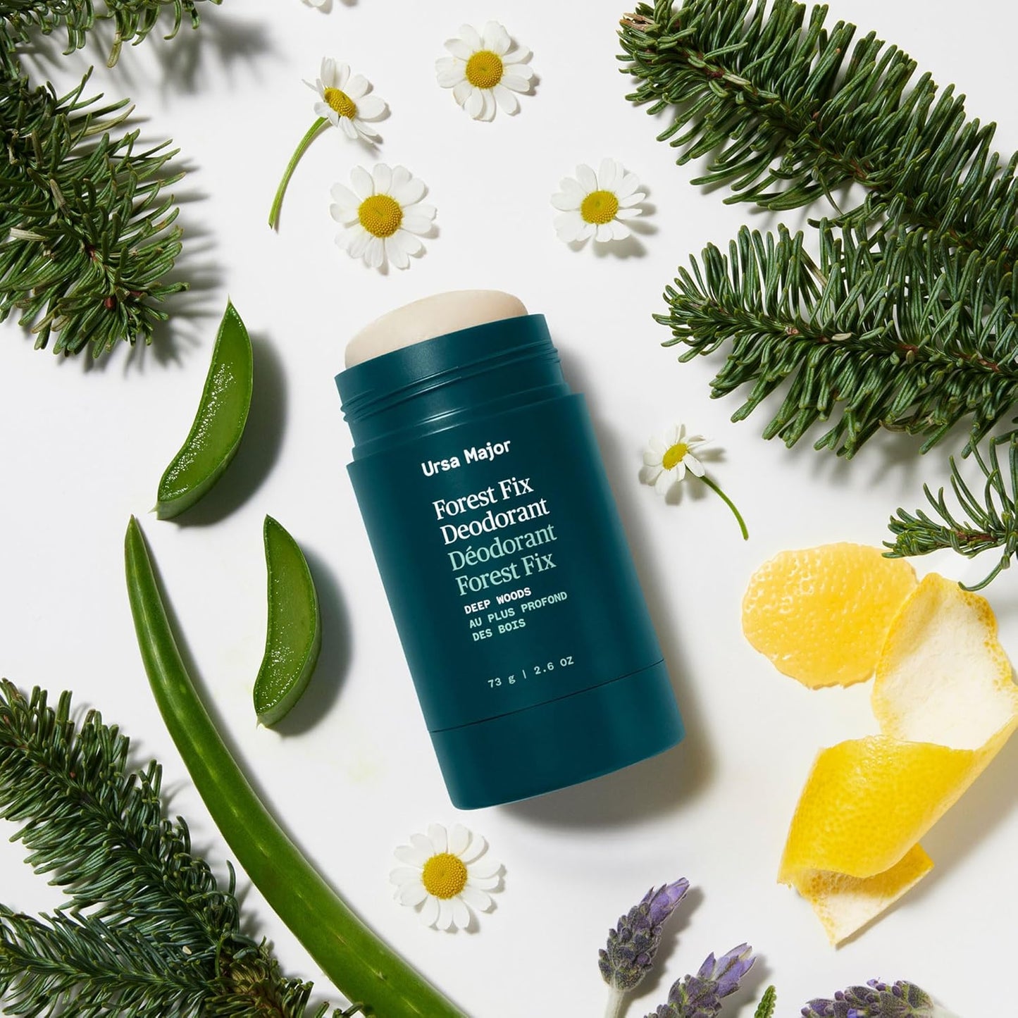 Ursa Major Natural Deodorant - Forest Fix | Aluminum-Free & Non-Staining | 2.6 Ounces
