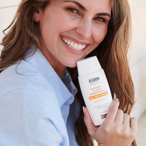 ISDIN Eryfotona Actinica SPF 50+ | Mineral Face Sunscreen with Zinc Oxide | No White Cast, Dermatologist Recommended