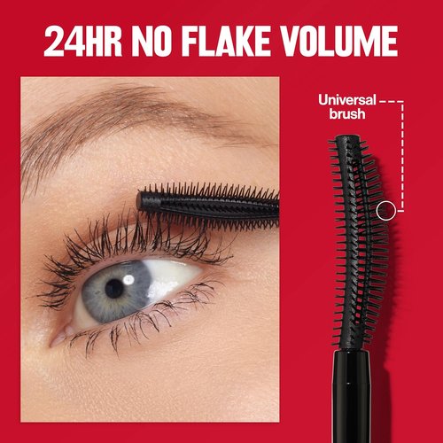 Revlon ColorStay Mascara - Volumizing, 24-Hour Wear, Smudge-Proof, Flake-Free | 402 Black Brown