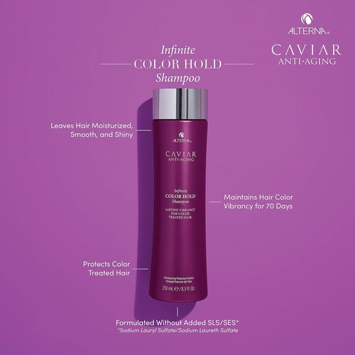 CAVIAR Anti-Aging Infinite Color Hold Shampoo - Sulfate Free Formula for Color Treated Hair