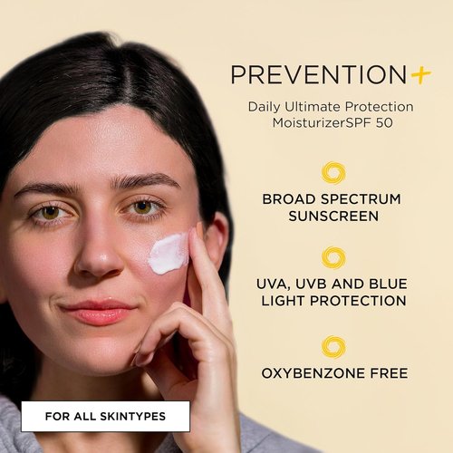 IMAGE Skincare Prevention+ Daily Ultimate Protection Moisturizer - SPF 50 Face Sunscreen Lotion, 3.2 oz