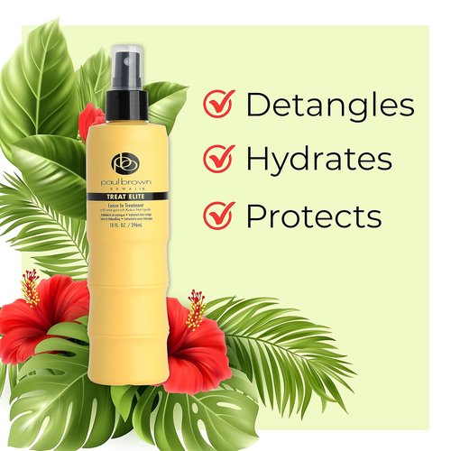 Paul Brown Hawaii Leave-In Keratin Spray - Elite Treatment for Smooth Hair (10 oz.)