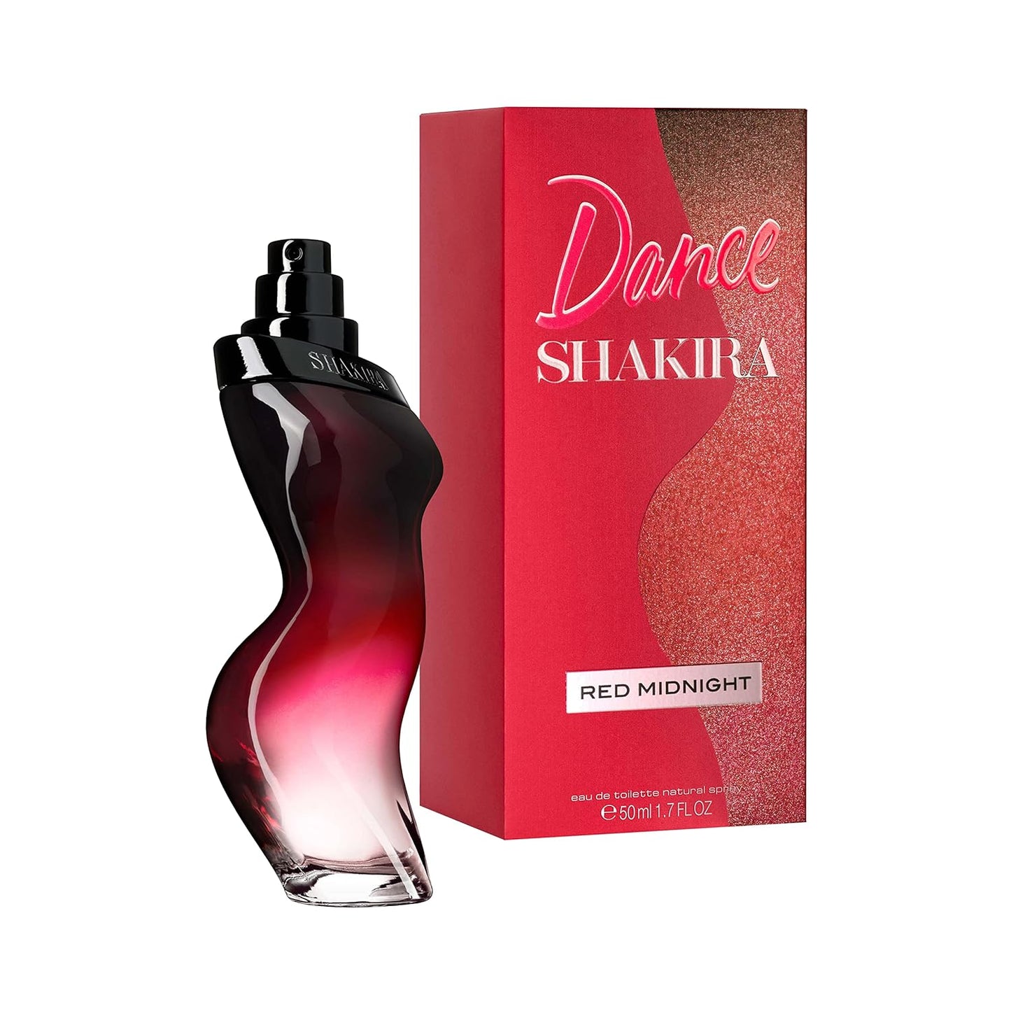Shakira Red Midnight Eau de Toilette - Captivating Fragrance for Bold Women | 3.4 oz