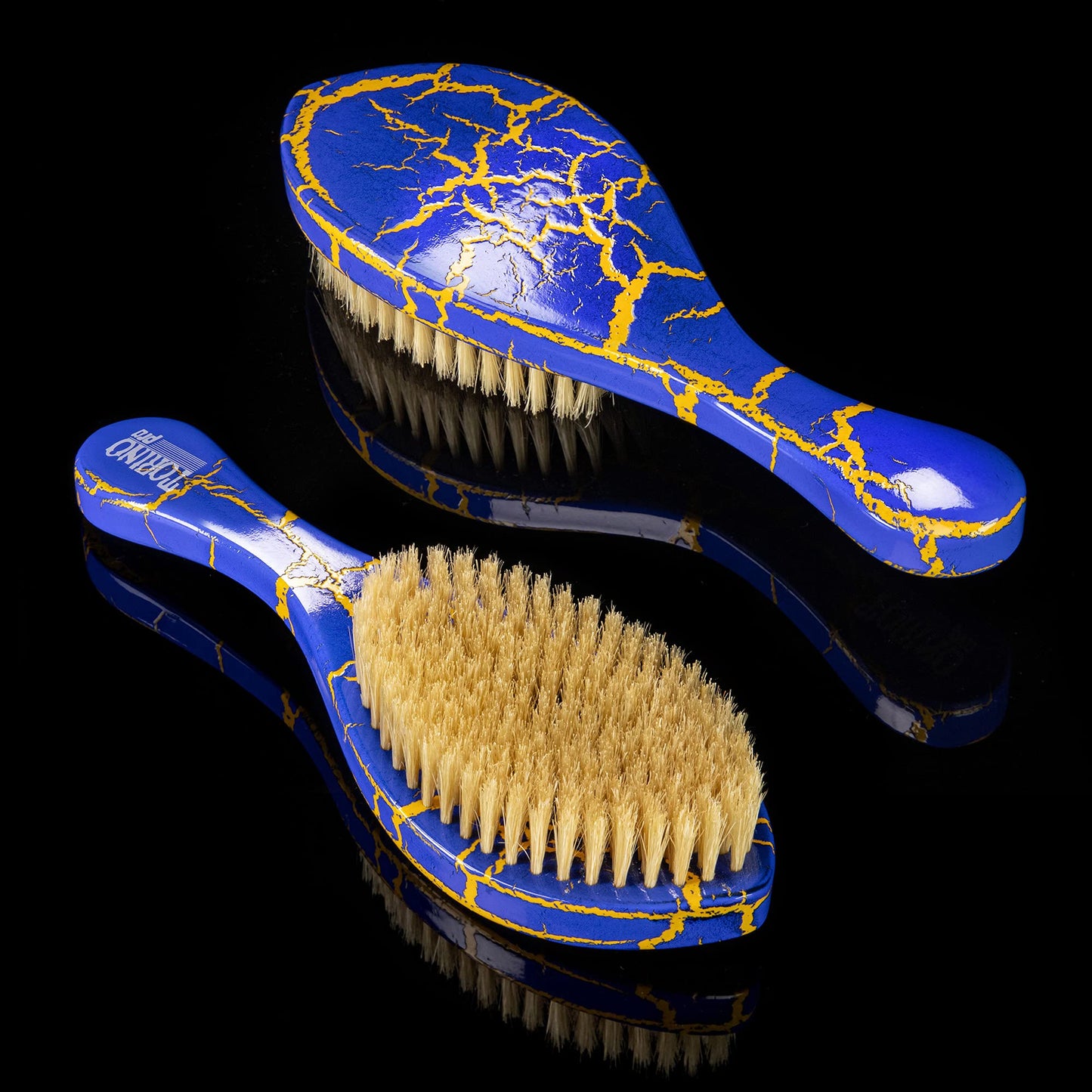 Torino Pro Curve Wave brush #131- Soft 100% boar bristle Curved 360 Wave Brush - Great for laying down 360 waves and use before using wave cap or durag - Luxury waves brush for men 360