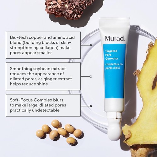 Murad Targeted Pore Corrector - Bio-Tech Copper & Amino Acid Treatment for Instant Pore Minimization | 0.5 Fl Oz