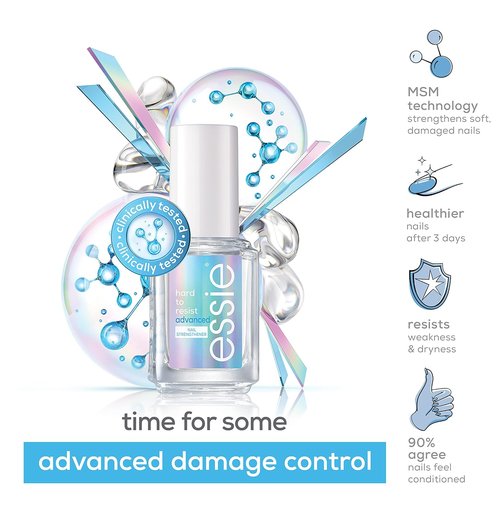 Essie Nail Care - Hard To Resist Advanced Strengthener Treatment | Vegan Formula, 0.46 Fl Oz