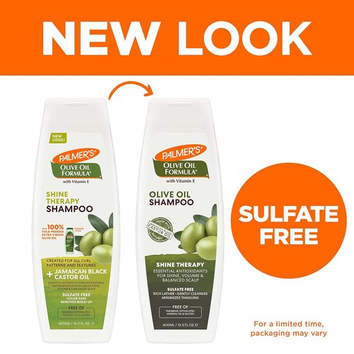 Palmer's Olive Oil Formula Shine Therapy Shampoo - Nourishing Formula | 13.5 Ounce (Pack of 2)