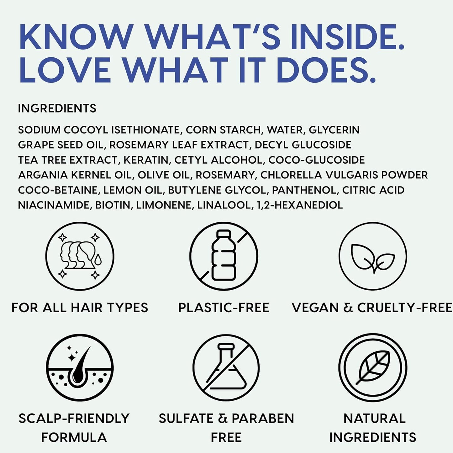 SIMPLUT Rosemary & Tea Tree Shampoo Bar - Biotin & Keratin Infused for Clarifying Scalp Care | Salon-Grade Volumizing Formula
