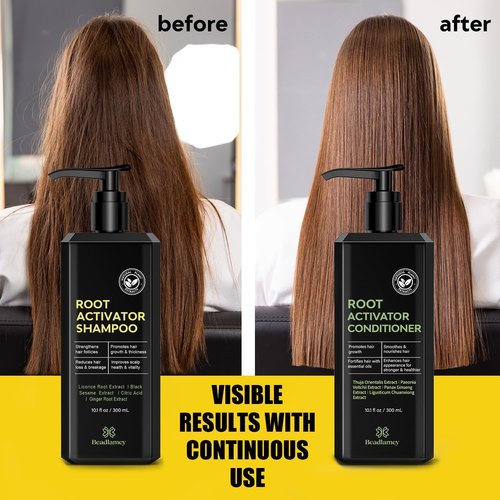 Root Activator Shampoo & Conditioner for Men - Hair Growth Set for Thinning Hair