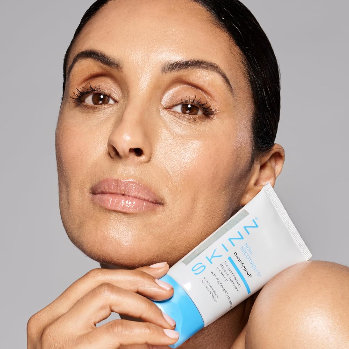 Skiennix Microdermabrasion Face Scrub - Professional Exfoliating Scrub with Headband | Daily Skin Care for Wrinkles & Glowing Skin
