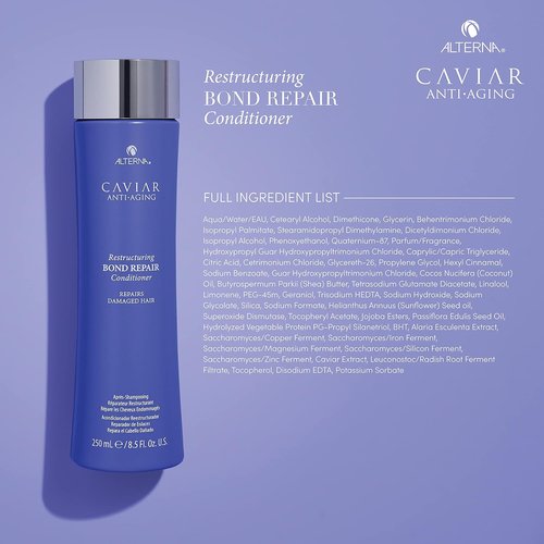 Alterna CAVIAR Anti-Aging Bond Repair Conditioner - Strengthens & Protects Brittle Hair | Sulfate Free