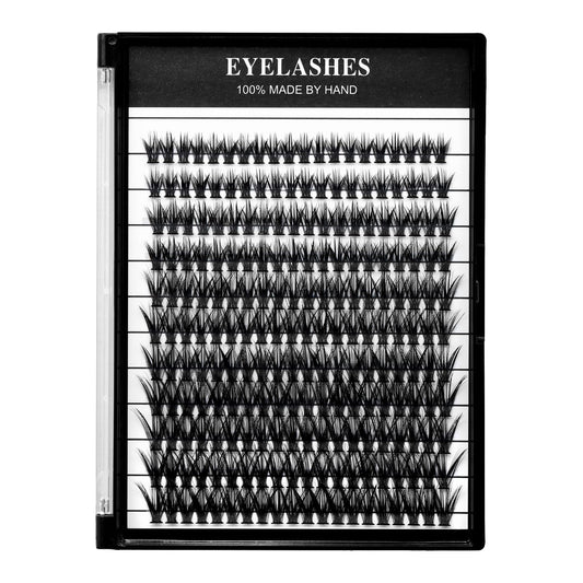 Vayator Large Tray 220 Cluster/Box Eyelashes 0.07 Thickness Eyelashes Individual Eyelash False Eyelashes Extension Eyelash 10D/20D/40D/50D Eyelash (50RR-12-14-16-18mm Mixed）