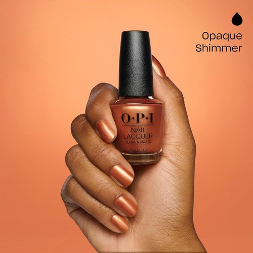 OPI Nail Lacquer - Exclusive Opaque Crème & Shimmer Nail Polish | Fast Drying, Streak-Free, Chip Resistant
