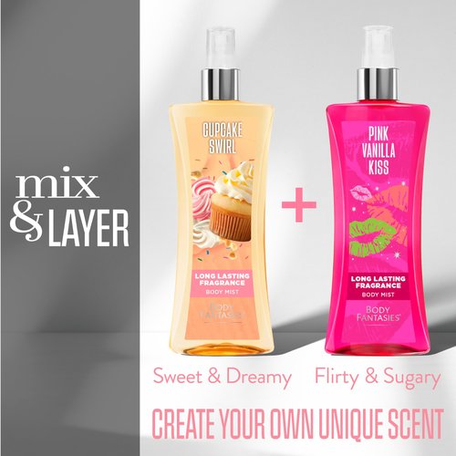Body Fantasies Signature Fragrance Body Spray, Cupcake Swirl, 8 fl oz