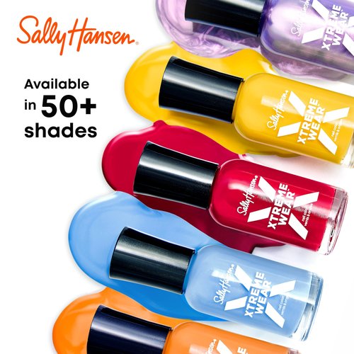 Sally Hansen Xtreme Wear Nail Polish, Streak-Free, Shiny Finish, Long-Lasting Nail Color, Pink Punk, 0.4 fl oz