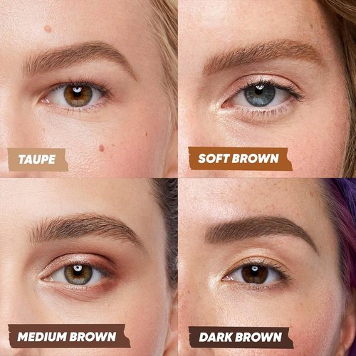 Kosas Brow Pop Nano Eyebrow Pencil - Ultra-Fine 1mm Micro Pencil with Spoolie in Taupe