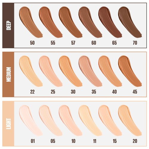Maybelline Fit Me Liquid Concealer - Lightweight Natural Coverage, Oil-Free, Cool Ivory