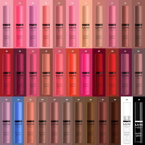 NYX Professional Makeup Butter Gloss - Non-Sticky Lip Gloss in Fortune Cookie (True Nude)