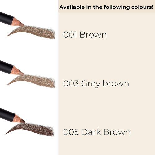 Gosh Eyebrow Pencil - Rich Brown Color for Defined, Natural-Looking Brows | Long-Lasting Formula