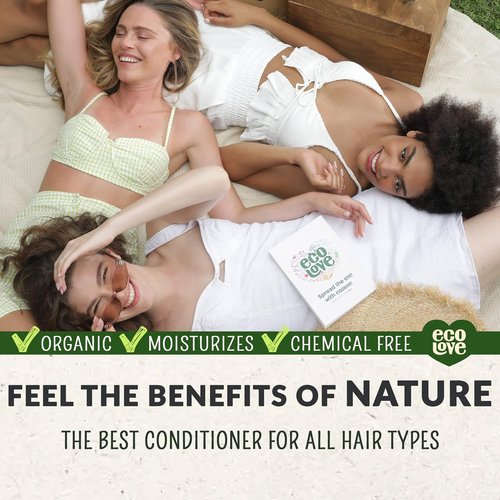 ecoLove Natural Conditioner - Organic Cucumber Extract - Vegan & Cruelty-Free - 17.6 oz