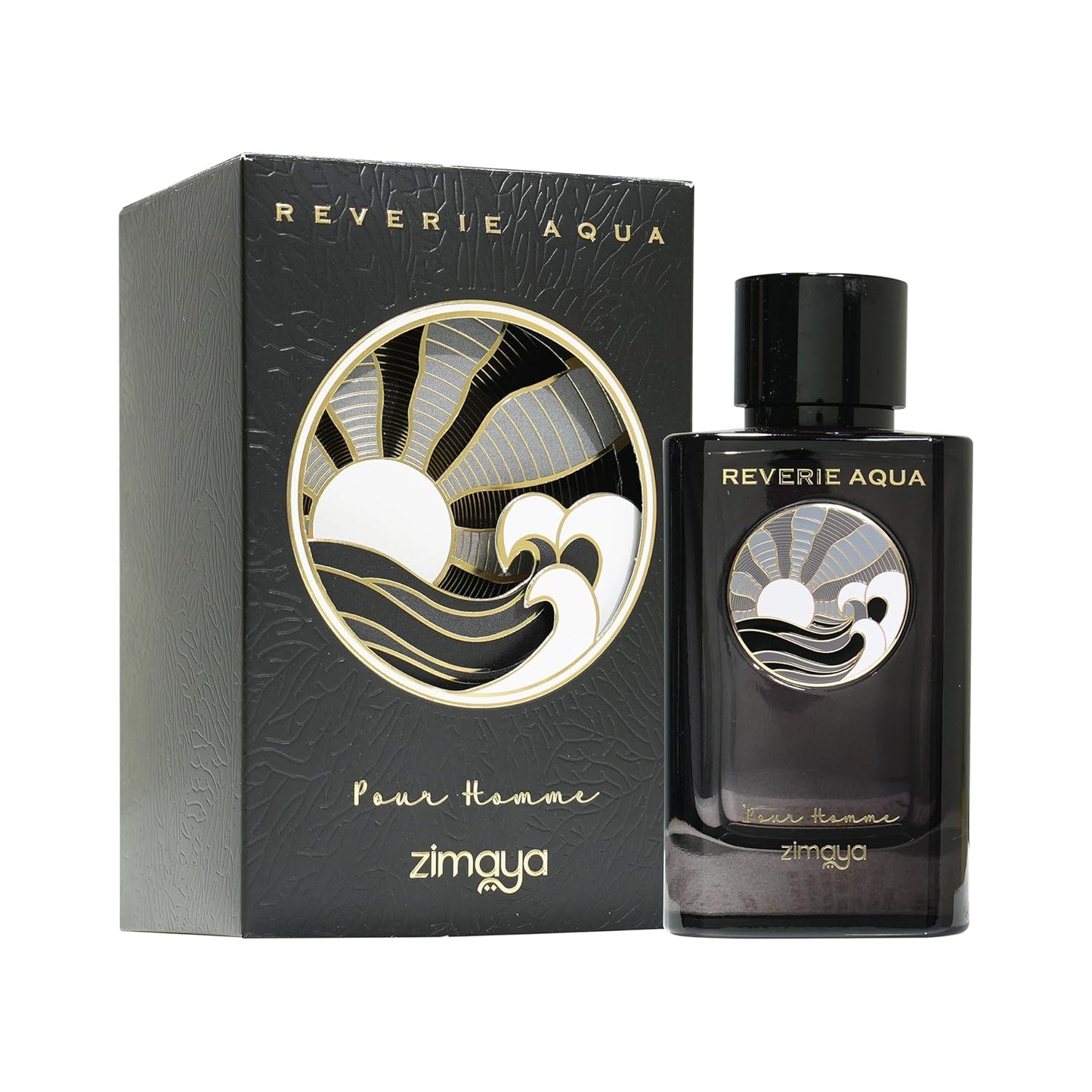 Zimaya Reverie Aqua Pour Homme Eau De Parfum - Refreshing Fragrance, 3.4 Fl. Oz