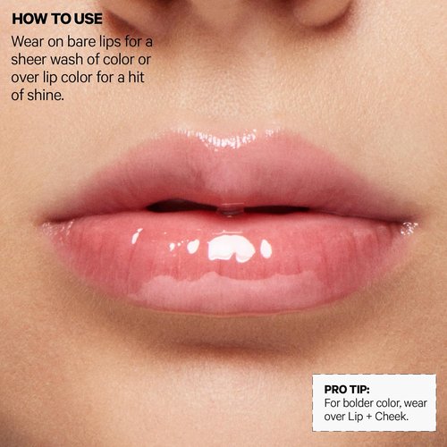 Milk Makeup KUSH Lip Oil - Lightweight, Non-Greasy Sheer Tint - Vegan & Paraben-Free Formula