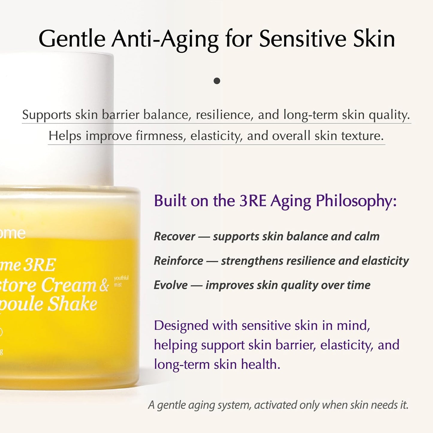Skiennix Gentle Anti-Aging Ampoule - All-in-One Solution with Bakuchiol & Exosome for Sensitive Skin