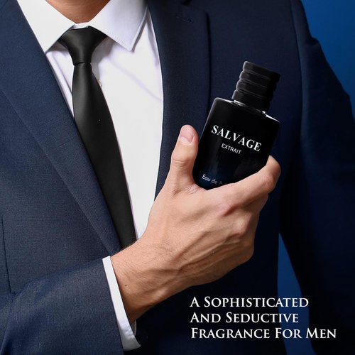 Salvage Extrait Eau De Parfum for Men - Elegant Grapefruit & Spicy Notes | 100ml Bottle for Everyday Wear
