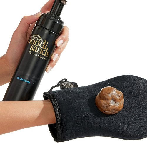 Bondi Sands Ultra Dark Self Tanning Foam - Lightweight Sunless Foam with Reusable Application Mitt