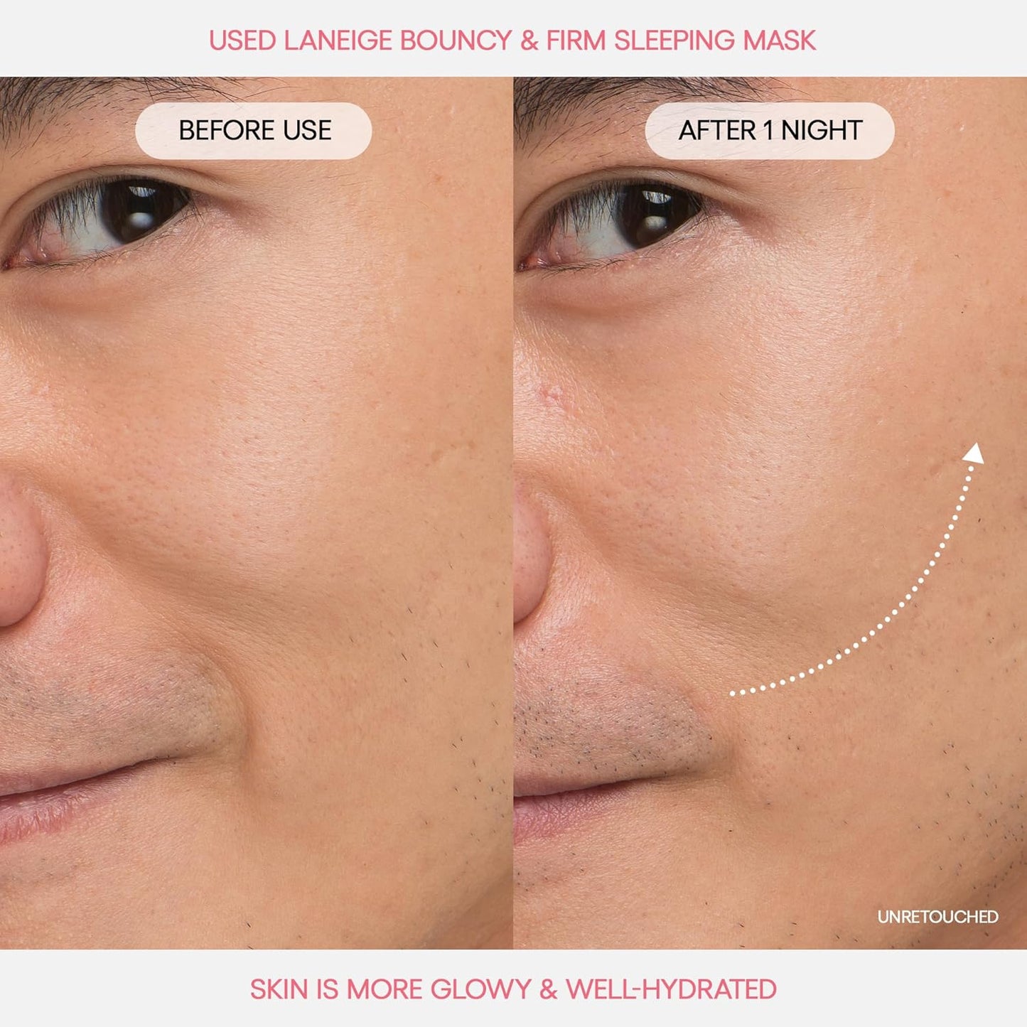 LANEIGE Bouncy Firm Sleeping Mask - Revitalize Skin with Peony & Collagen Complex, Barrier-Boosting Hydration