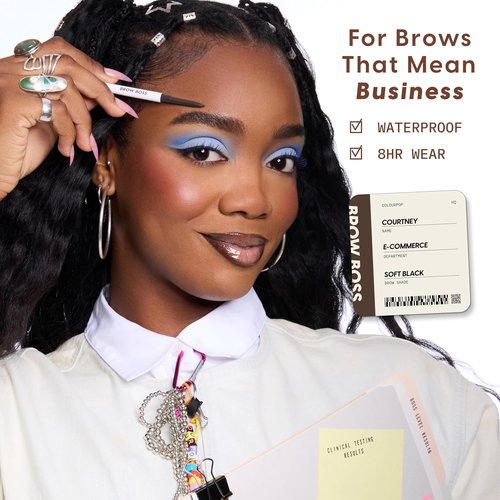 Colourpop Brow Boss Waterproof Eyebrow Pencil - Precision Defining Pencil with Built-In Spoolie - Blonde (0.003 oz)