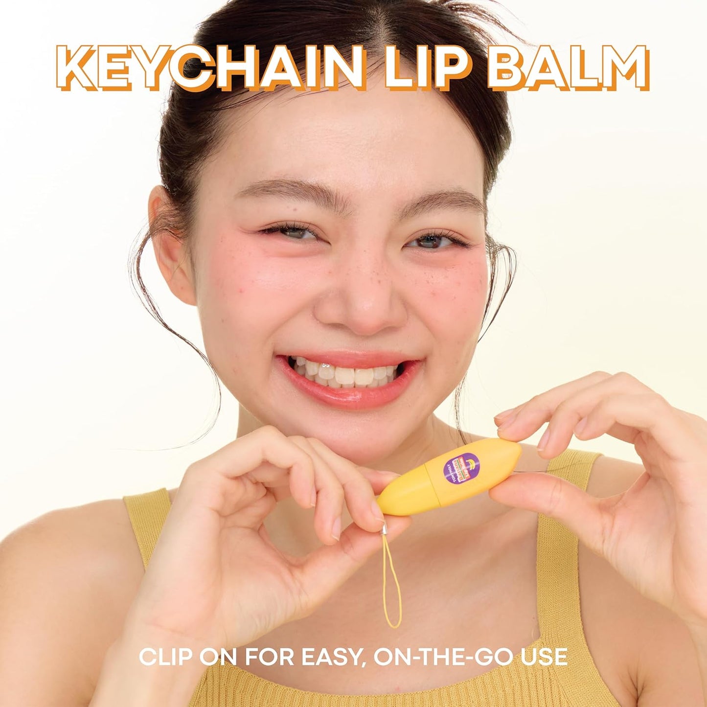 TONYMOLY Magic Food Banana Lip Balm - Hydrating Korean Lip Care with Shea Butter & Vitamin E | Travel Size