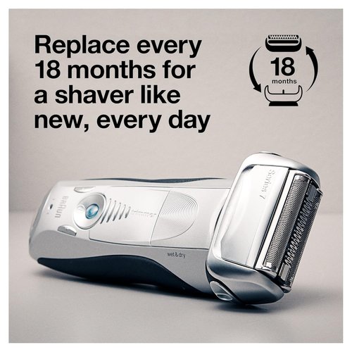Braun Series 7 70S Electric Shaver Head Replacement Cassette - Precision Silver Design